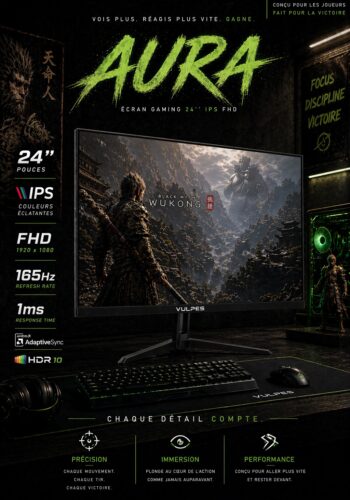 VULPES AURA 24" 165Hz Full HD IPS