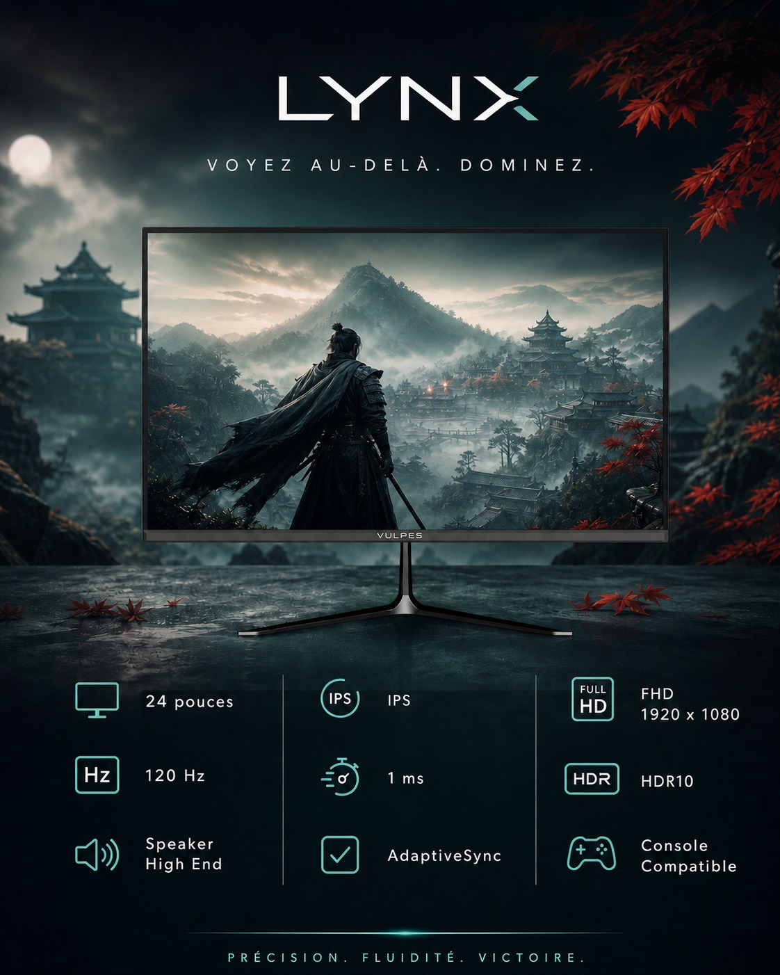 VULPES LYNX 24" - 120Hz Full HD IPS